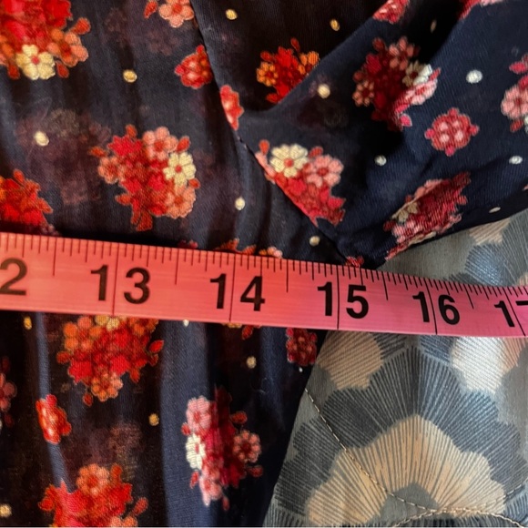 Harriet London Bloomingdale’s Young East Sider Shop Cotton Floral Maxi Dress XXS - Picture 11 of 11